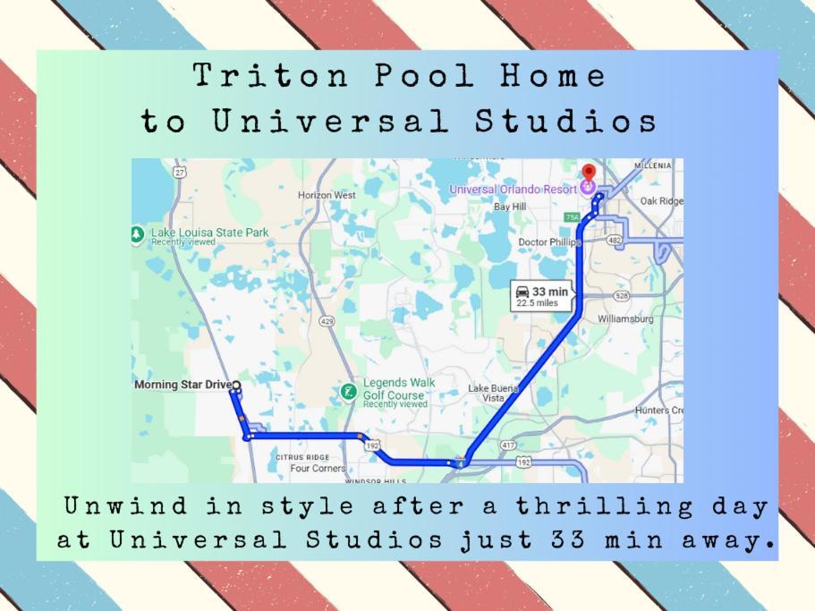 Triton Vacation Pool Home Near Disney Ορλάντο Εξωτερικό φωτογραφία