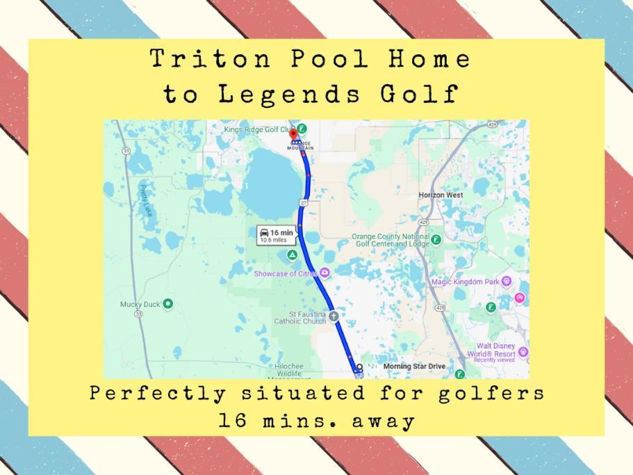 Triton Vacation Pool Home Near Disney Ορλάντο Εξωτερικό φωτογραφία